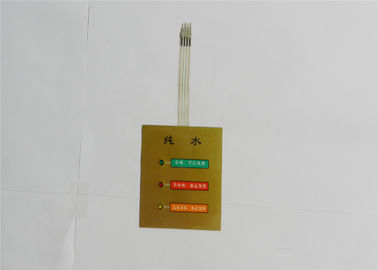 Interruptor flexível com diodo emissor de luz, interruptor do painel da membrana da tecla do filme fino