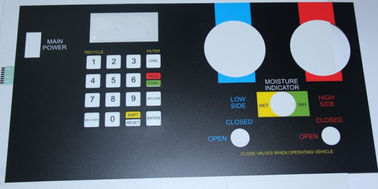 Etiqueta feita sob encomenda do painel de toque do teclado do interruptor de membrana da borracha de silicone do PC