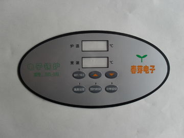Folha de prova gráfica do PVC que imprime o teclado Scratchproof com adesivo de 3M
