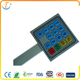 Abobade o teclado tátil da membrana do painel do interruptor de membrana das chaves para a eletrônica