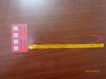 Painel impermeável do interruptor de membrana do PVC com abóbada 3M467 &amp; 3M468 do metal