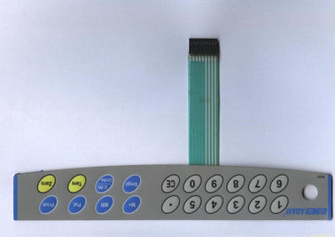 A chave gravou interruptores de membrana customizáveis do teclado com umidade - prova