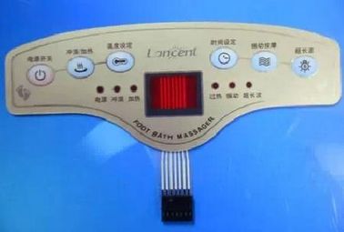 O anúncio publicitário anuncia o OEM Backlit EL do costume do painel do interruptor de membrana para a eletrônica 3C