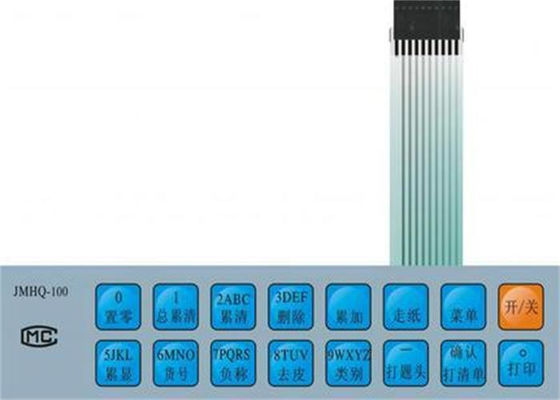 O interruptor de membrana do teclado do PWB do PC/ANIMAL DE ESTIMAÇÃO gravou a oposição rica do calor das cores