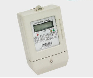 Plástico da classe 2,0, do medidor/watt Watt-hora eletrônica de vidro dos medidores da hora com exposição de diodo emissor de luz DEM012