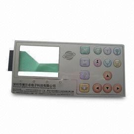 Interruptor de membrana da borracha de silicone do teclado de Digitas do PC, teclado Backlit exposição do EL