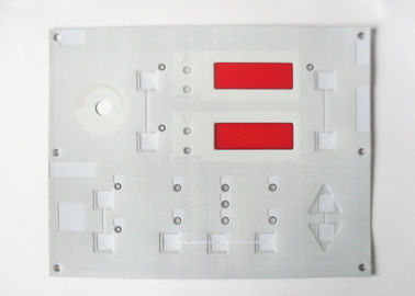Interruptor de membrana Backlit diodo emissor de luz lustroso FPC da janela/borracha do PWB/silicone para o equipamento