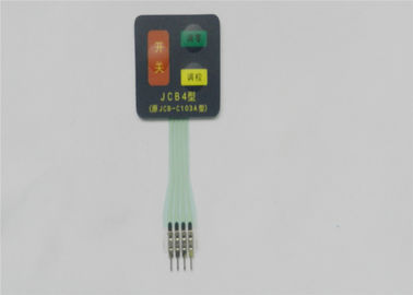 Interruptor de membrana tátil flexível do PWB do diodo emissor de luz com o óleo verde impresso