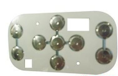 Teclado flexível tátil feito-à-medida do interruptor de membrana, impressão de tela de seda