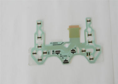 Interruptor de membrana flexível impermeável lustroso com C.C. da abóbada 35V do metal