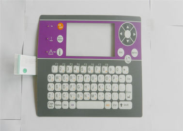 Teclados táteis do interruptor de membrana do painel de controle das chaves do OEM, folha de prova do teclado do diodo emissor de luz