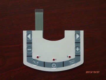 Interruptor de membrana Backlit tátil comercial para o painel de controle, baixa potência