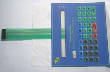 PWB flexível adesivo do interruptor do toque da membrana de 3m para o computador, painel LCD