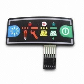 Painel Backlit diodo emissor de luz de borracha IP67 impermeável do interruptor de membrana do teclado do silicone