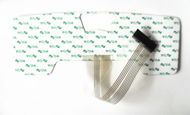 Interruptor de membrana flexível lateral Textured do PWB do ANIMAL DE ESTIMAÇÃO único com luz conduzida