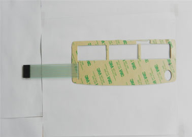 Teclados táteis do interruptor de membrana do painel de controle das chaves do OEM, folha de prova do teclado do diodo emissor de luz
