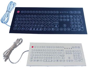 IP65 compactos waterproof o teclado de membrana industrial/teclado de computador lavável