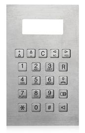 Teclado indestrutível com chaves retroiluminadas, do acesso da porta RS232 teclado PS2