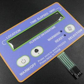 Painel impermeável do interruptor de membrana do PVC com abóbada do metal, resistência de isolação