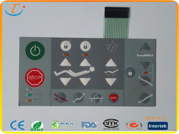 Do teclado adesivo do interruptor de membrana da impressão costume impermeável para a máquina
