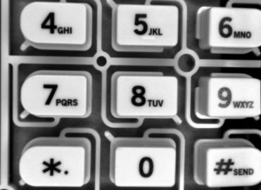 Umidade - interruptores do teclado de membrana da borracha de silicone da prova para sistemas de segurança
