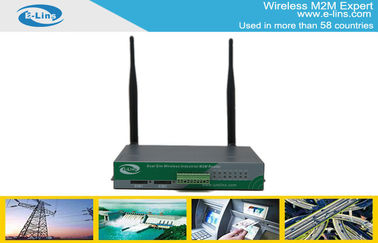 Destrave o porto RJ45 MACILENTO duplo de Sim RS232/router 1 móvel de RS485 M2M 3G UMTS