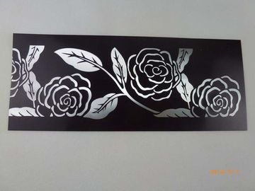 Placas de nome lustradas altas do metal/folha chapeada lata com a listra cinzelada dos diamantes