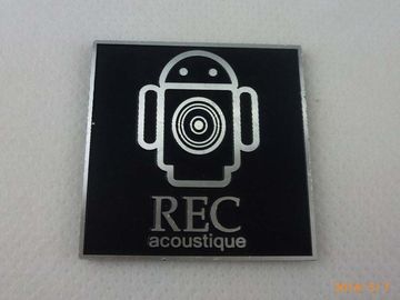 3C Eco eletrônico - placa de identificação amigável do metal com etiqueta do LOGOTIPO da impressão a cores
