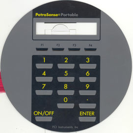 Folhas de prova gráficas do teclado da membrana com janela clara, placa de circuito impresso flexível