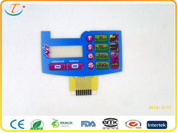 Revestimento lustroso teclado Backlit do interruptor de membrana para 3C a eletrônica, SMD/soldadura de mão