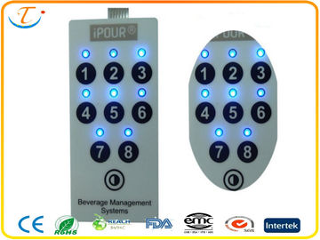 Interruptor de membrana do luminoso com o diodo emissor de luz para instrumentos