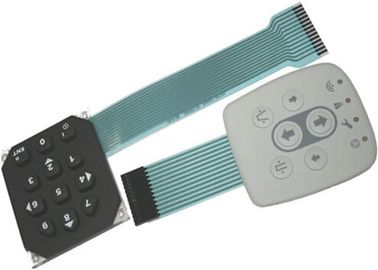 Waterproof os painéis retroiluminados 25mA do interruptor de membrana - 100mA, impressão de tela de seda